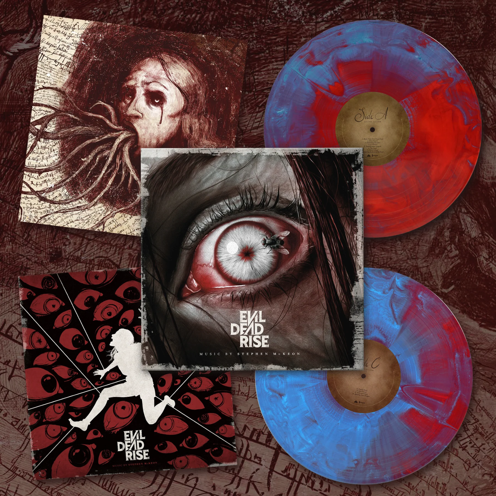 Waxwork Evil Dead Rise Horror Soundtrack Vinyl Record Color Variant