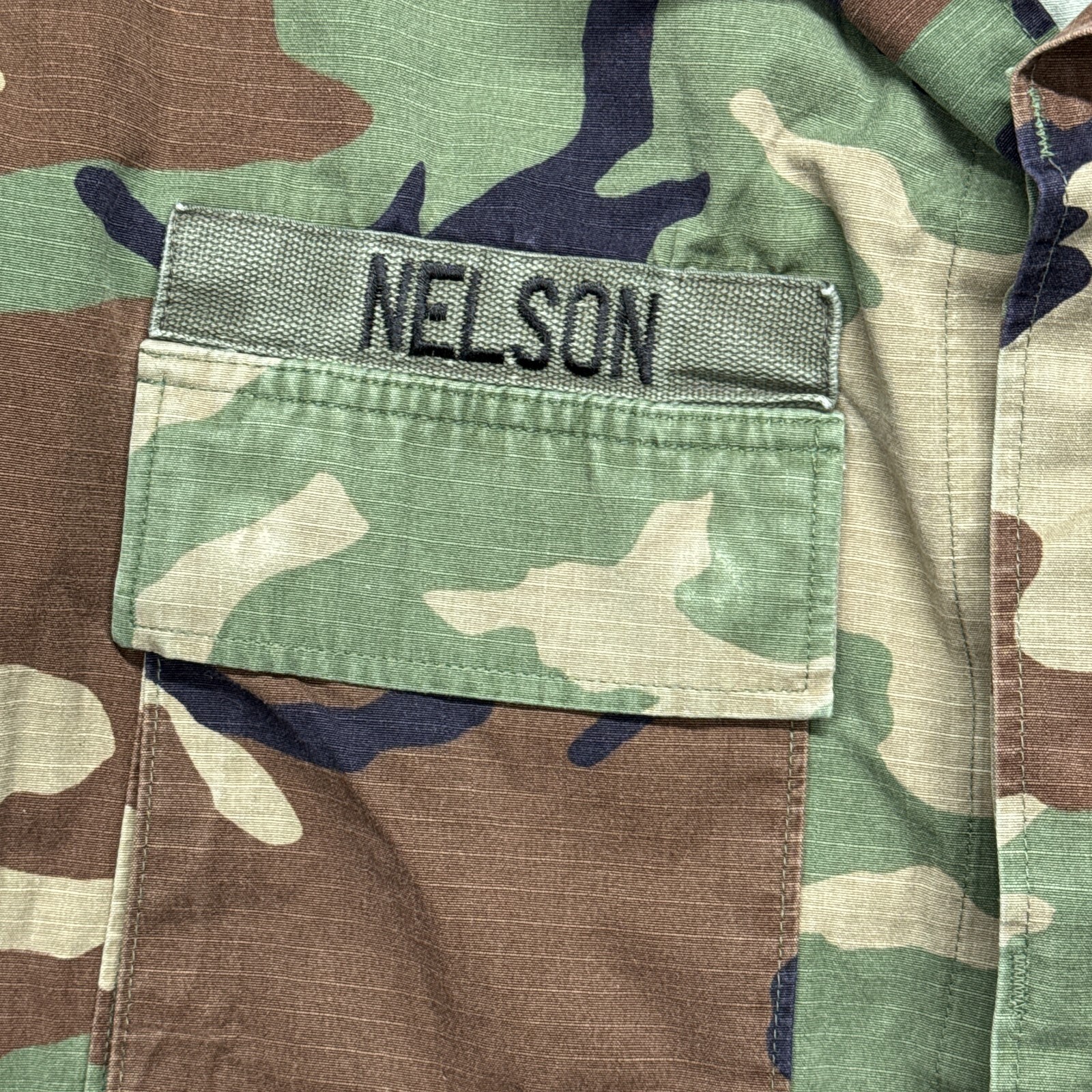US Army Shirt Mens Medium Xtra Long Button Up Camouflage Tactical Long Sleeve