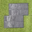 *SEASIDE* Concrete RUBBER Stamp. Mat for printing on cement imprint sidewalk
