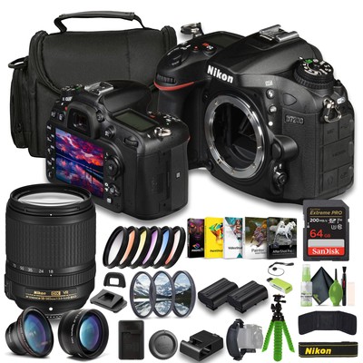 Nikon D7200 24.2 MP DX-Format Digital SLR Camera (1554) Bundle