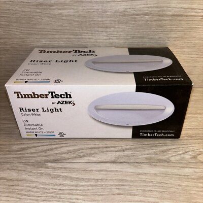 TimberTech Azek Riser Light 2W Dimmable White - New In Box - Multiple Available