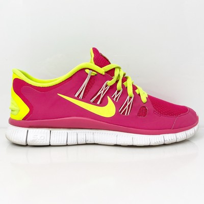 

Nike Womens Free 5.0 580591-631 Розовые кроссовки для бега, размер 7,5, Розовый, Free 5.0