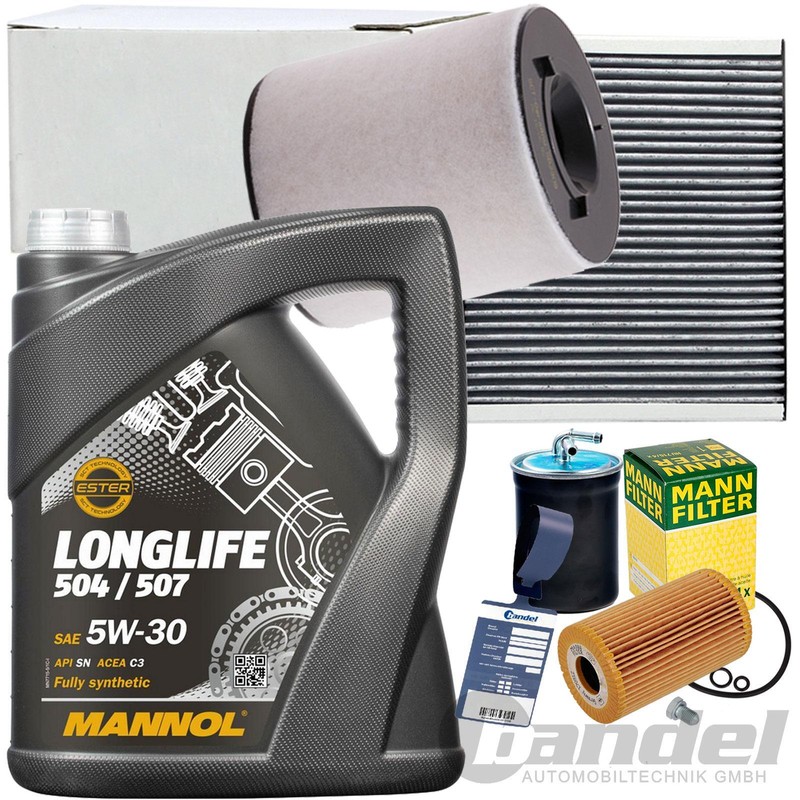Inspektionspaket+Mannol 5w30 1.2 Tdi FÃ¼R Vw Polo Skoda Roomster Fabia 2 Ibiza 4