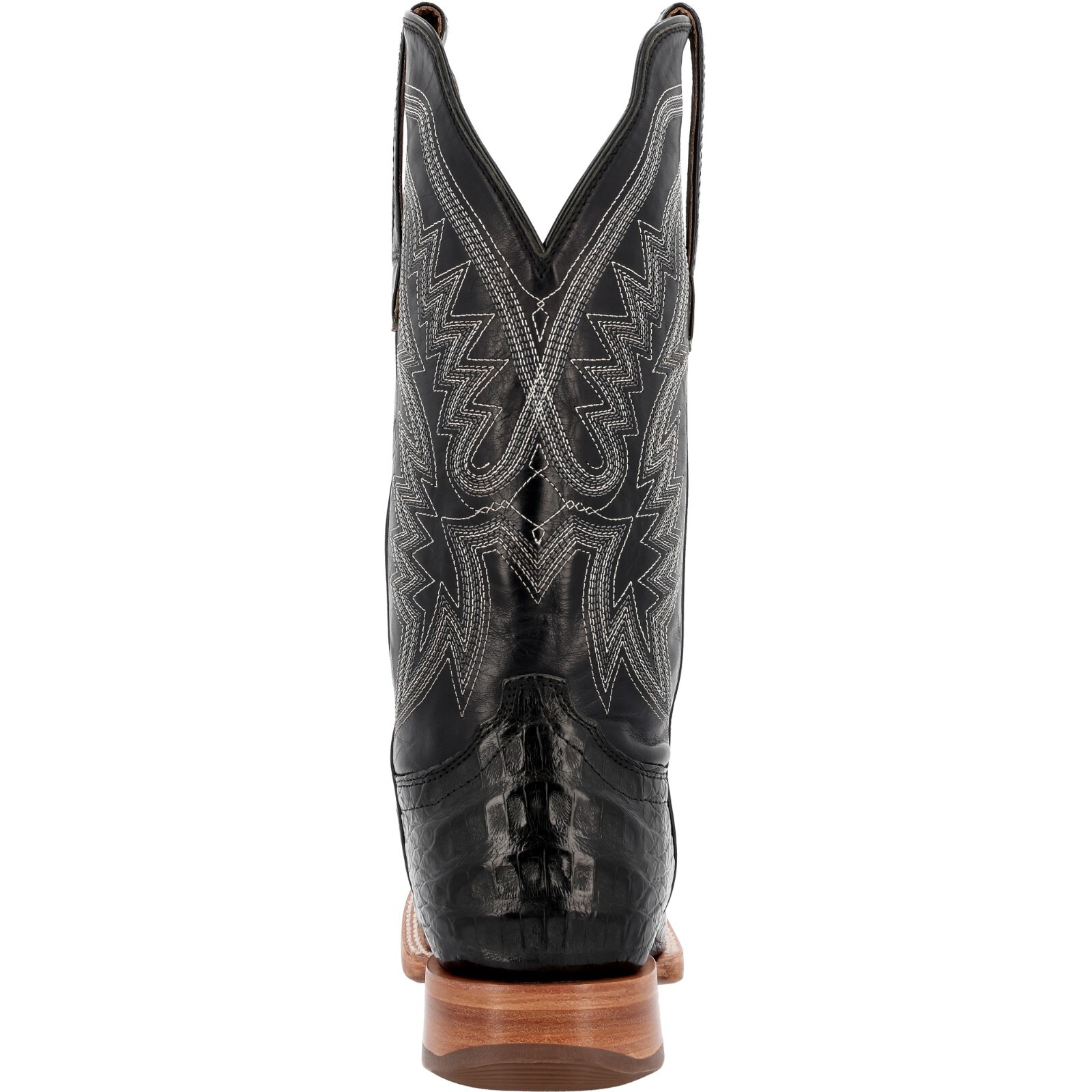 Pre-owned Durango Boots Durango® Prca Collection Caiman Belly Western Boots Ddb0470 - All Sizes - In Black Stallion
