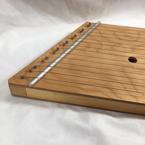Lap Harp Dulcimer Solid Wood Musical Instrument With Music And Extra String