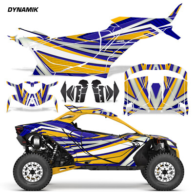 UTV Graphics Decals Stickers for Can-Am Maverick R 2DR 2024-25 DYNAMIK Y U