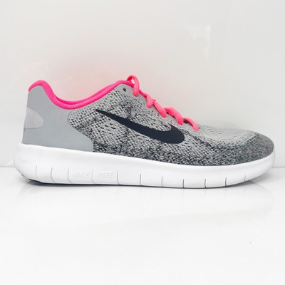 

Nike Boys Free RN 2017 904258-001 Серые кроссовки для бега Размер 5,5 лет, Серый, Free RN 2017