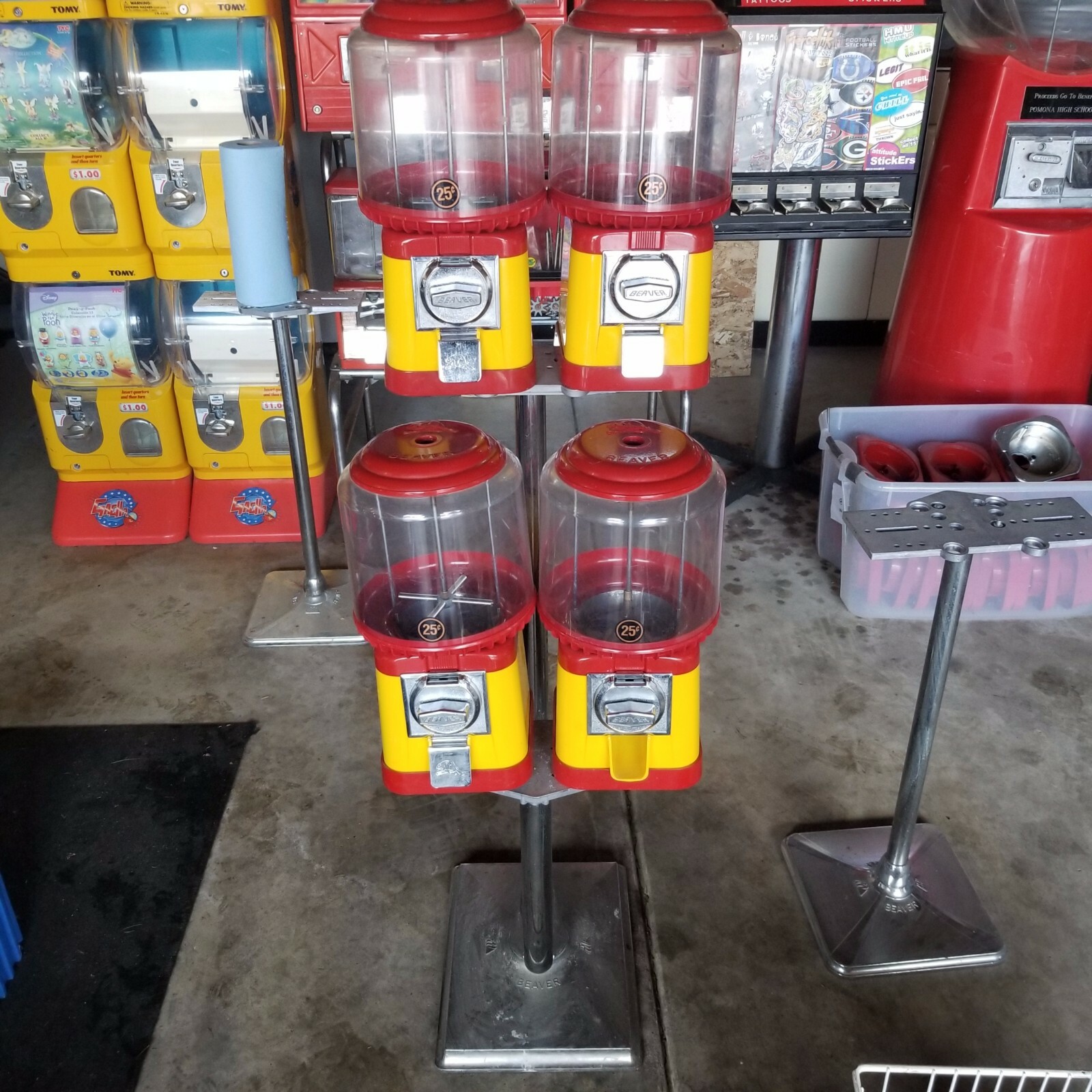 Beaver / Northwestern Bulk vending machines