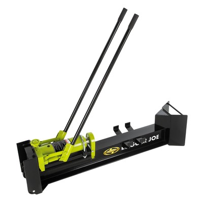 Sun Joe Logger Joe 10-Ton Hydraulic Manual Steel Portable Log Splitter Lj10m ...