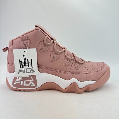 Fila Grant Hill Size 11 1 5BM00529-661 Womens Pink Leather Basketball Shoes