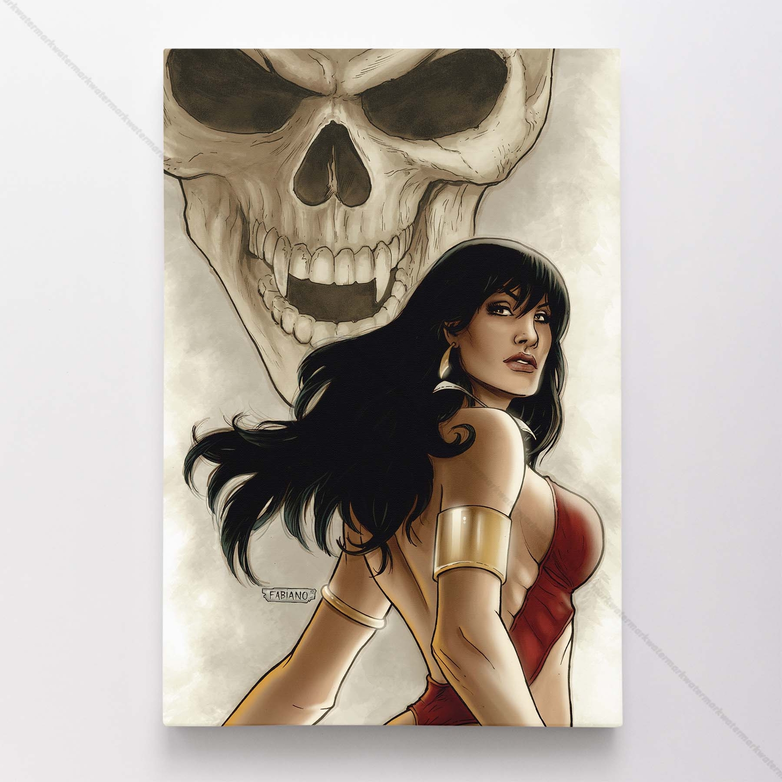 Vampirella Poster Canvas Vampire Comic Book Cover Art Print #285