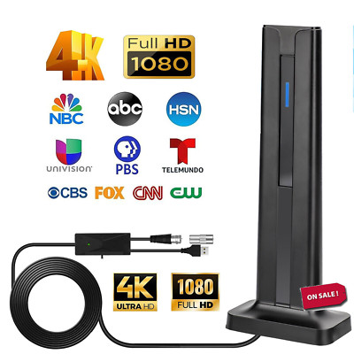 6000 Miles Upgraded TV Antenna Digital HD Antena Indoor HDTV 1080P 4K Long Range