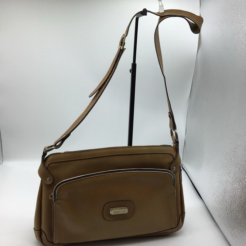 [LOW CLASSIC] / ☆25SS PIGMENT WASHED CROSS POCKET BAG/BROWN Vintage 70's Philippe Genuine Leather Crossbody Bag Purse