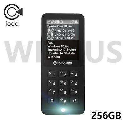 IODD MINI 256GB/512GB/1TB 40g M.2 NGFF SSD USB 3.0 Bootable Virtual ODD AES256