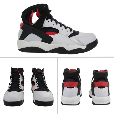 Nike Men's AIR FLIGHT HUARACHE Photon Dust - Black Basketball Shoes New