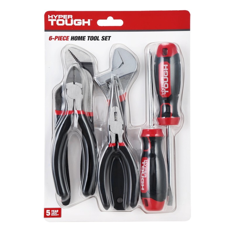6-Piece Home Tool Set, 10.5 in X 7.5 in X 1.25 In
