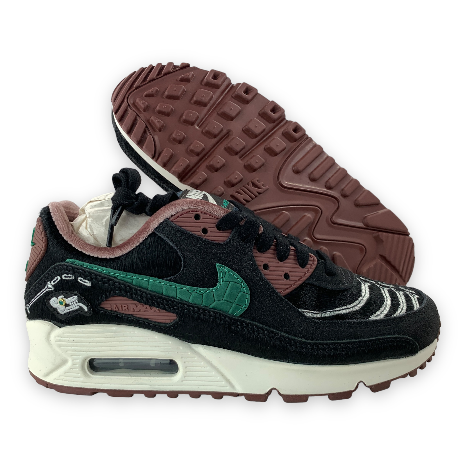 

Nike W Air Max 90 SE Siempre Familia черный зеленый белый DO2154-010 женские 6,5-7, Nike Air Max 90