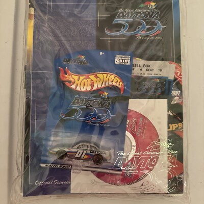 2001 Daytona 500 Race Program NASCAR Dale Earnhardt Sr Last Race Lot Bundle