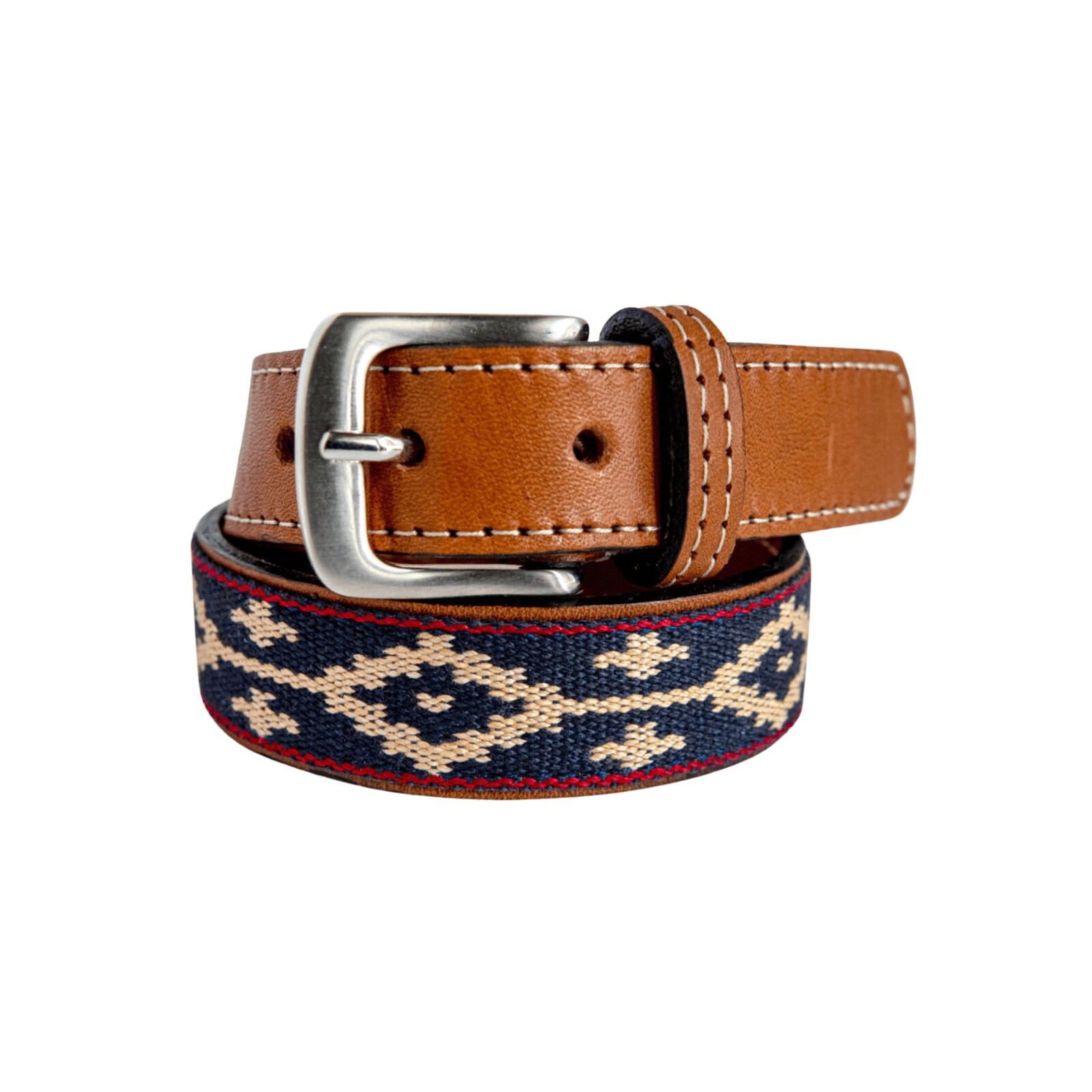 Kids Embroidered Belt Gaucho Polo Leather Argentinian Polo  display picture 3