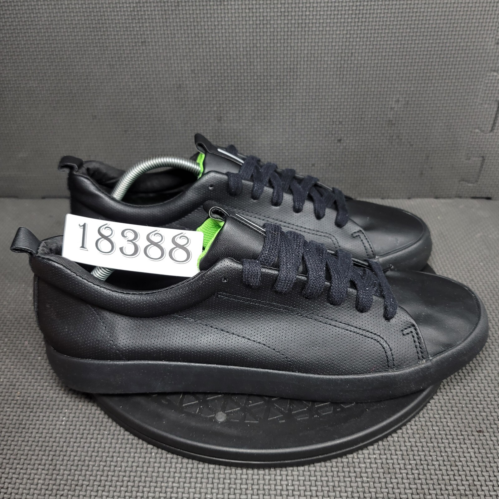 その他 BR Bershka Lace Up Shoes Mens Sz 10 EU 44 Black Green Athletic
