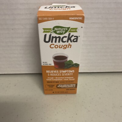 Nature's Way, Umcka Cough Syrup, Adults & Children 6+, 4 fl oz, 2/28/25