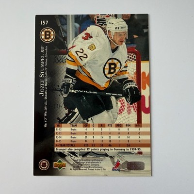 1995 Upper Deck Hockey #157 Jozef Stumpel Electric Ice