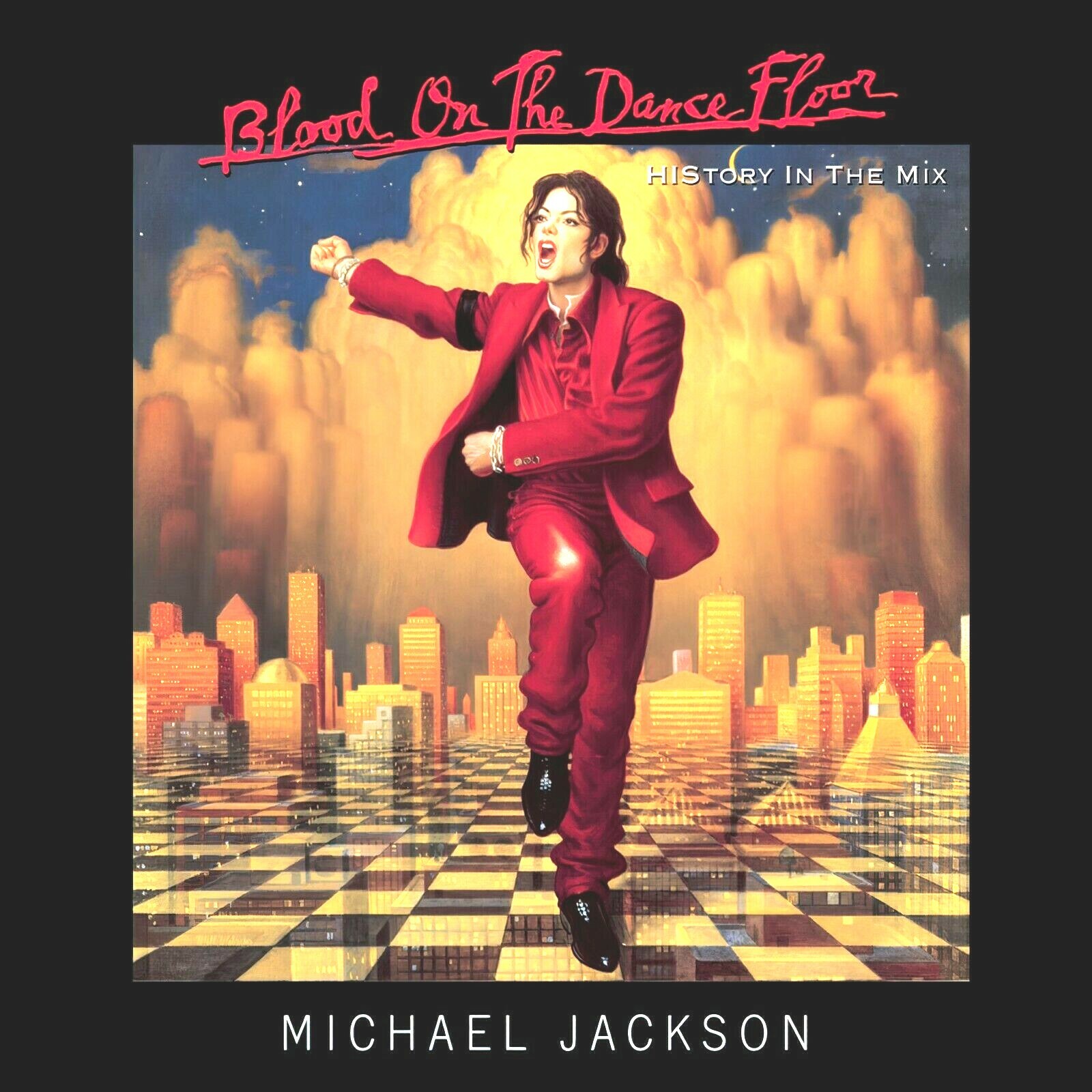Michael Jackson Blood On The Dance Floor 12x12 Album Cover