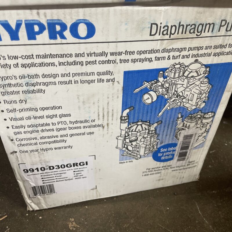 Hypro 9910-D30GRGI Diaphragm Pump New