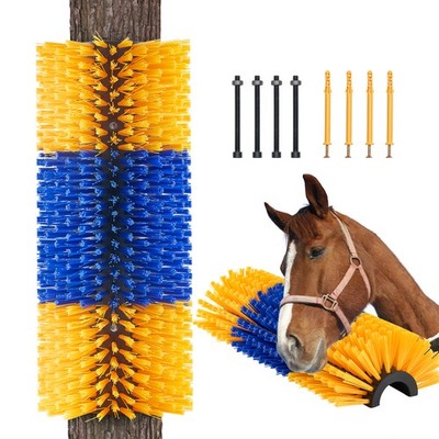 Uimoso Livestock Scratching Brush 17.1 in Horse Scratcher Brush for Itch Relief