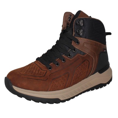 Mens Rieker Tex Revolution Soft Lace Up and Zip Casual Boots - U0161