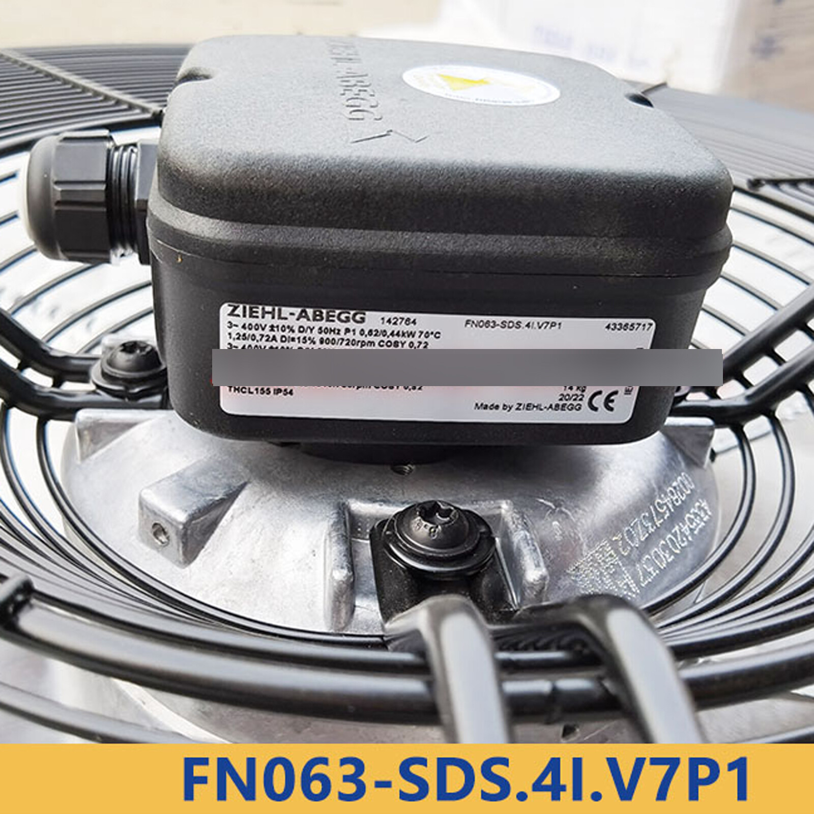 1PC New ziehl-abegg FN063-SDS.4I.V7P1 Axial Fan FREE SHIPPING#XR