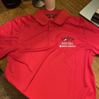 Arkansas Razorbacks Basketball Team Polo SEC