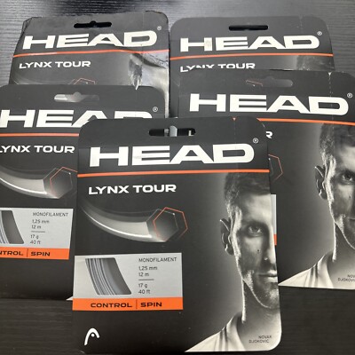 Head Lynx Control Spin 17/1.25 String Set  - 40 ft.  - 5pack deal  