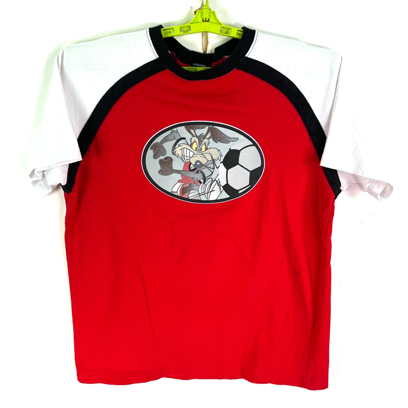 USA製 90's CLUB COYOTE 厚塗り vintage ゲームシャツ Wile E Coyote Soccer Vintage 90s Soccer Jersey L Looney Tunes