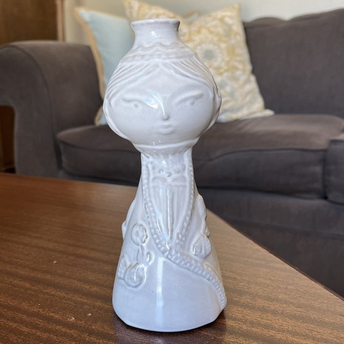2 Vintage Jonathan Adler UTOPIA King & Queen Reversible Vase Candle Stick Holder