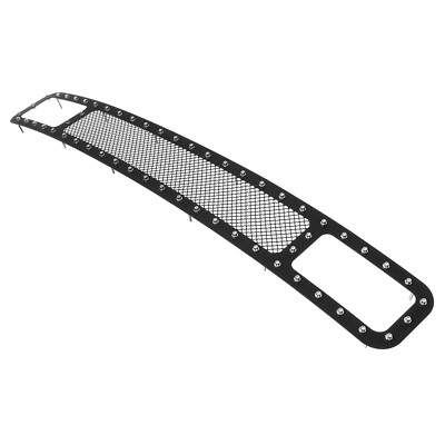 Fits 2011-2016 Ford F-250/F-350/F-450 W/ Tow Hook Show Bumper Mesh Rivet Grille