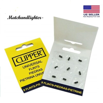 3 Pack, 27 Flints Genuine CLIPPER Replacement Lighter Flints, USA seller