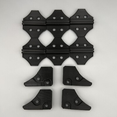 Fan Bracket 8 GPU Veddha Mining Rig - Plastic Mounting Bracket 120mm Fans - N