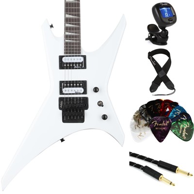 Jackson JS Series Warrior JS32 Essentials Bundle - Snow White