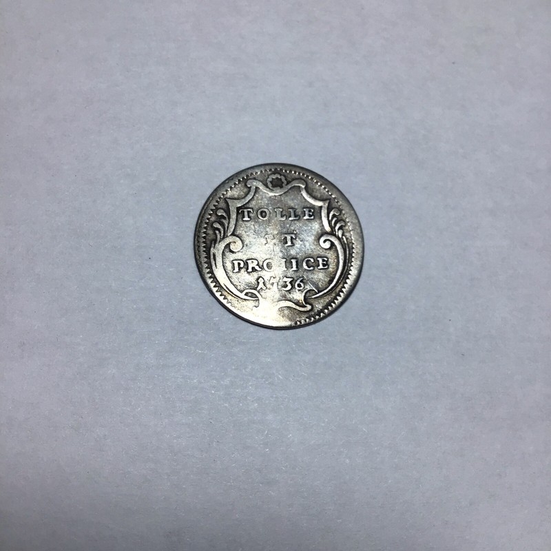 Monnaie Vatican 1 Grosso 1736 Clemens Xii Argent 