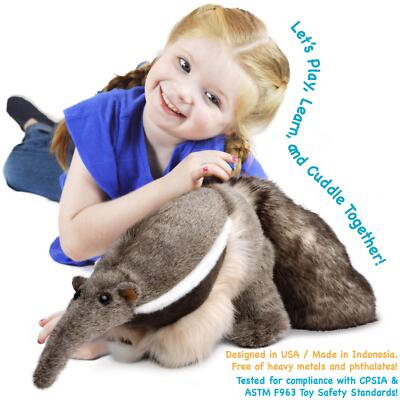 Arsenio The Anteater | 18 Inch Stuffed Animal Plush | By TigerHart Toys