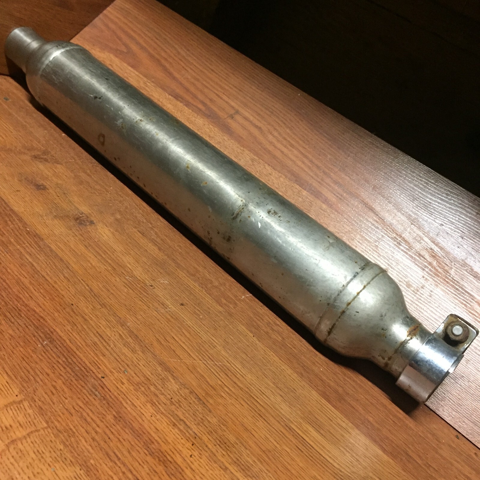 マンチェスターユナイテッド　マフラー　MADE IN U.K HARLEY DAVIDSON Panhead Era Cigar Pipe Muffler OEM VINTAGE
