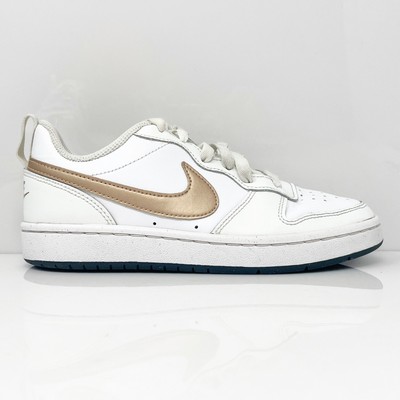 

Белые повседневные кроссовки Nike Boys Court Borough Low 2 BQ5448-116, размер 3,5 года, Белый, Court Borough Low 2