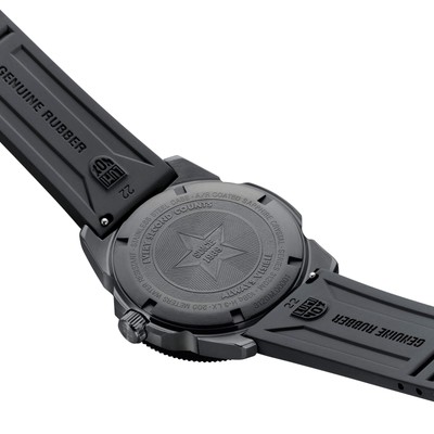 Pre-owned Luminox Unisex Watch Pacific Diver Date White Dial Black Rubber Strap Xs.3127m