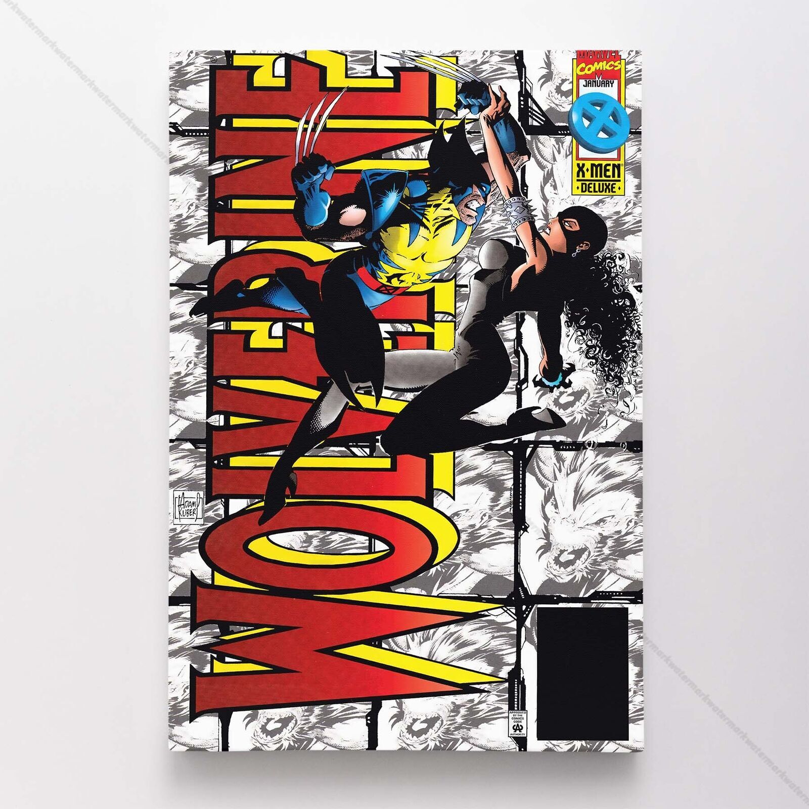 Wolverine Poster Canvas Vol 2 #97 X-Men Superhero Marvel Comic Book Art Print