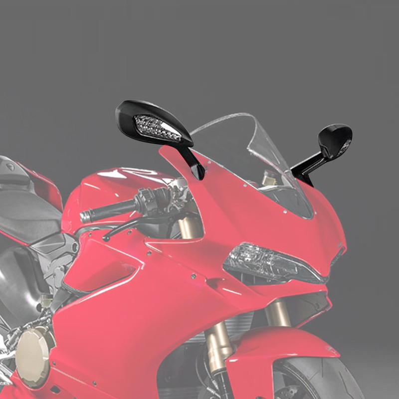 Review Mirror W/ Turn Signal For Ducati 959 Panigale 15-20 1299 Panigale 15-18