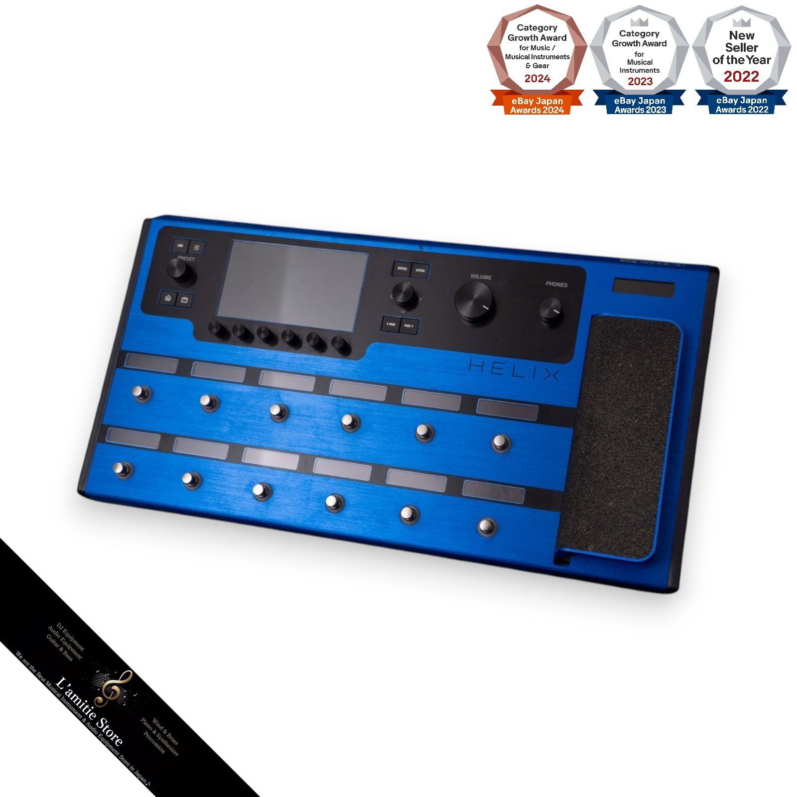 ほぼ未使用品】HELIX FLOOR / LIMITED EDITION PLATINUM / Line6