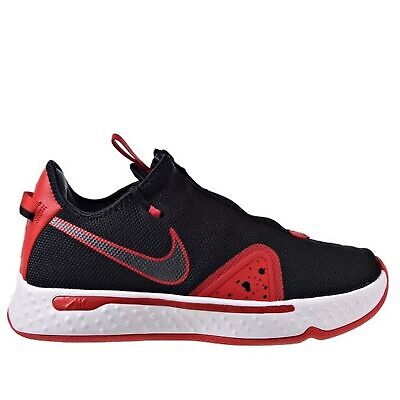 Nike Black & Red PG 4 Basketball Zip Up Athletic Sport Shoes