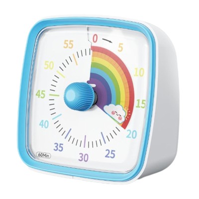 Visual Timer Kids Countdown Timer 60 Minute Timer Manager 2 in 1 Desk Clock 