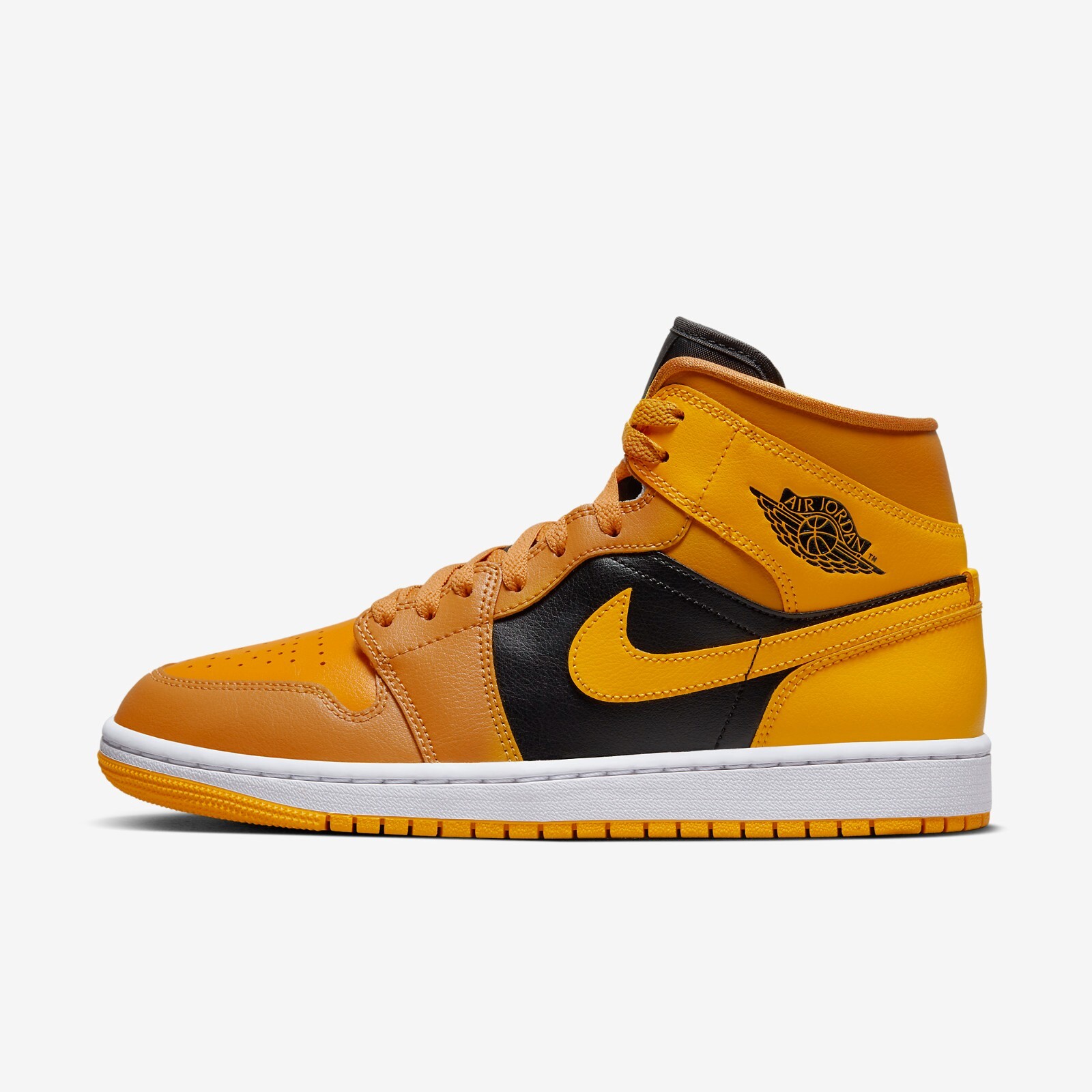 

Jordan 1 Mid Chutney Taxi BQ6472-700 Женская обувь Кроссовки, Желтый, Jordan 1 Mid